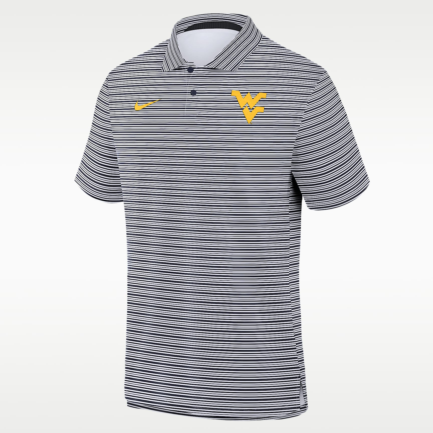 Polo universitaria Nike Dri-FIT para hombre West Virginia Primetime