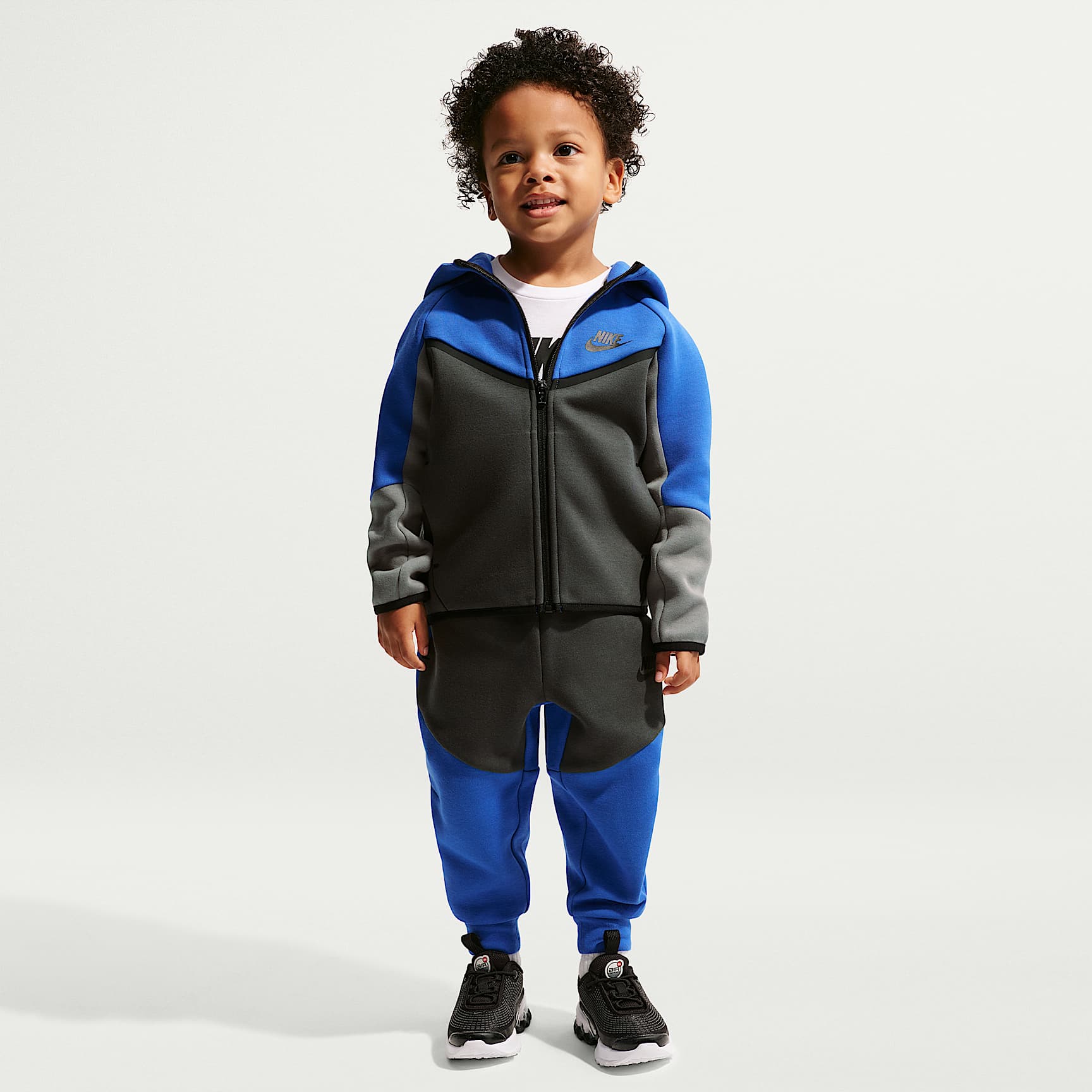 Conjunto de 2 piezas de Tech Fleece de cierre completo infantil Nike Sportswear