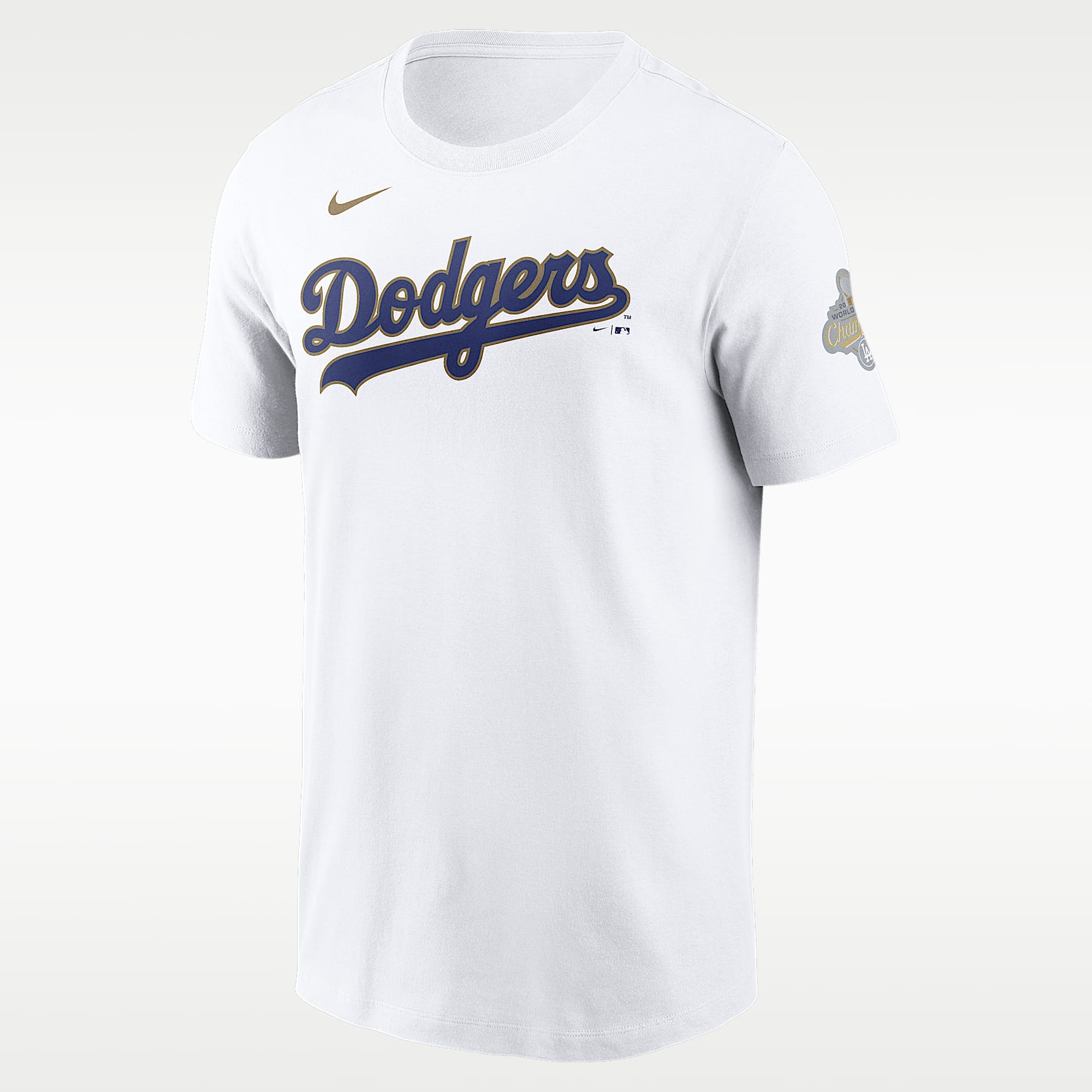 Yoshinobu Yamamoto Los Angeles Dodgers 2025 World Series Champion Gold Series Men's Nike MLB T-Shirt