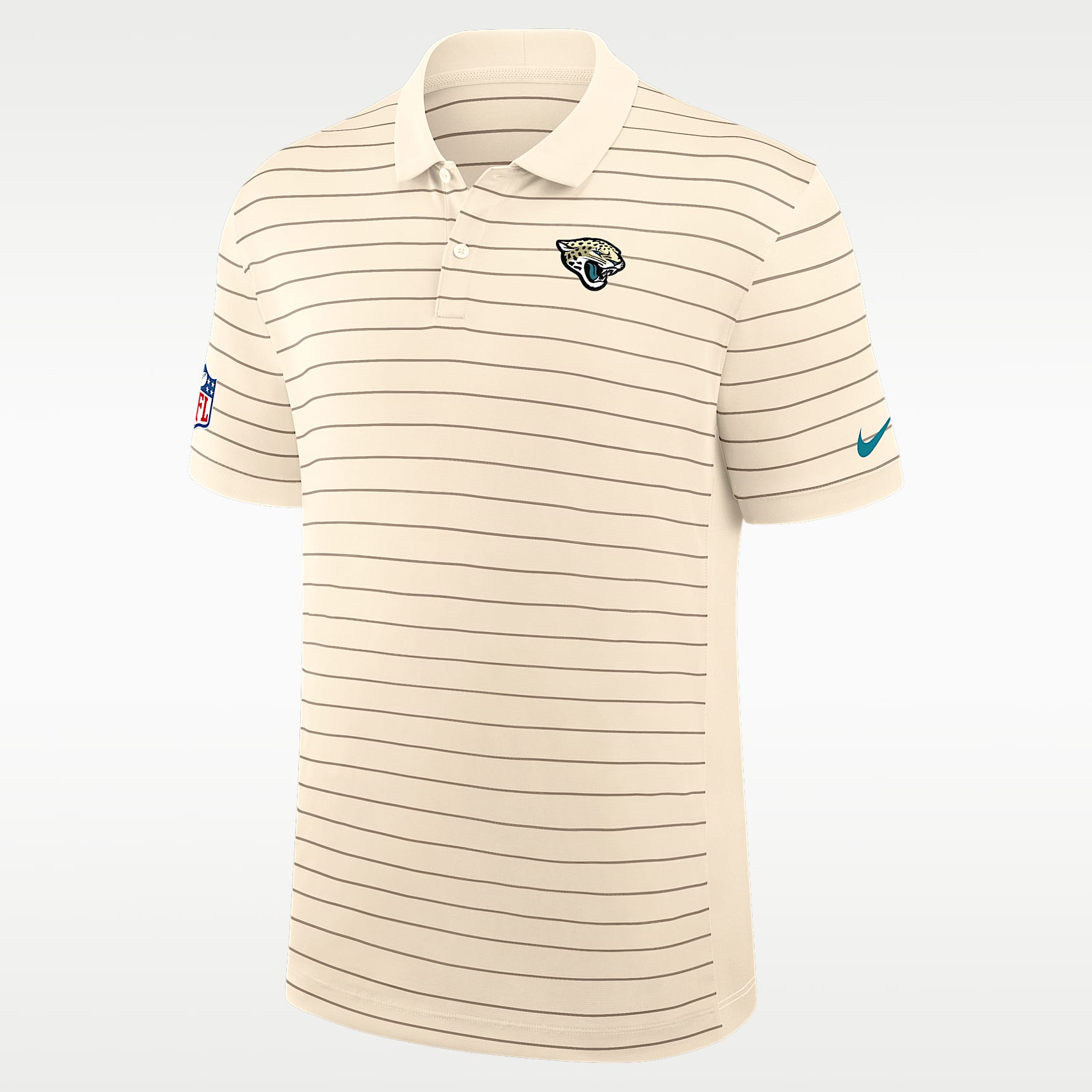 Jacksonville Jaguars Rivalries Collection Sideline Victory Striped Men's Nike Dri-FIT NFL Polo