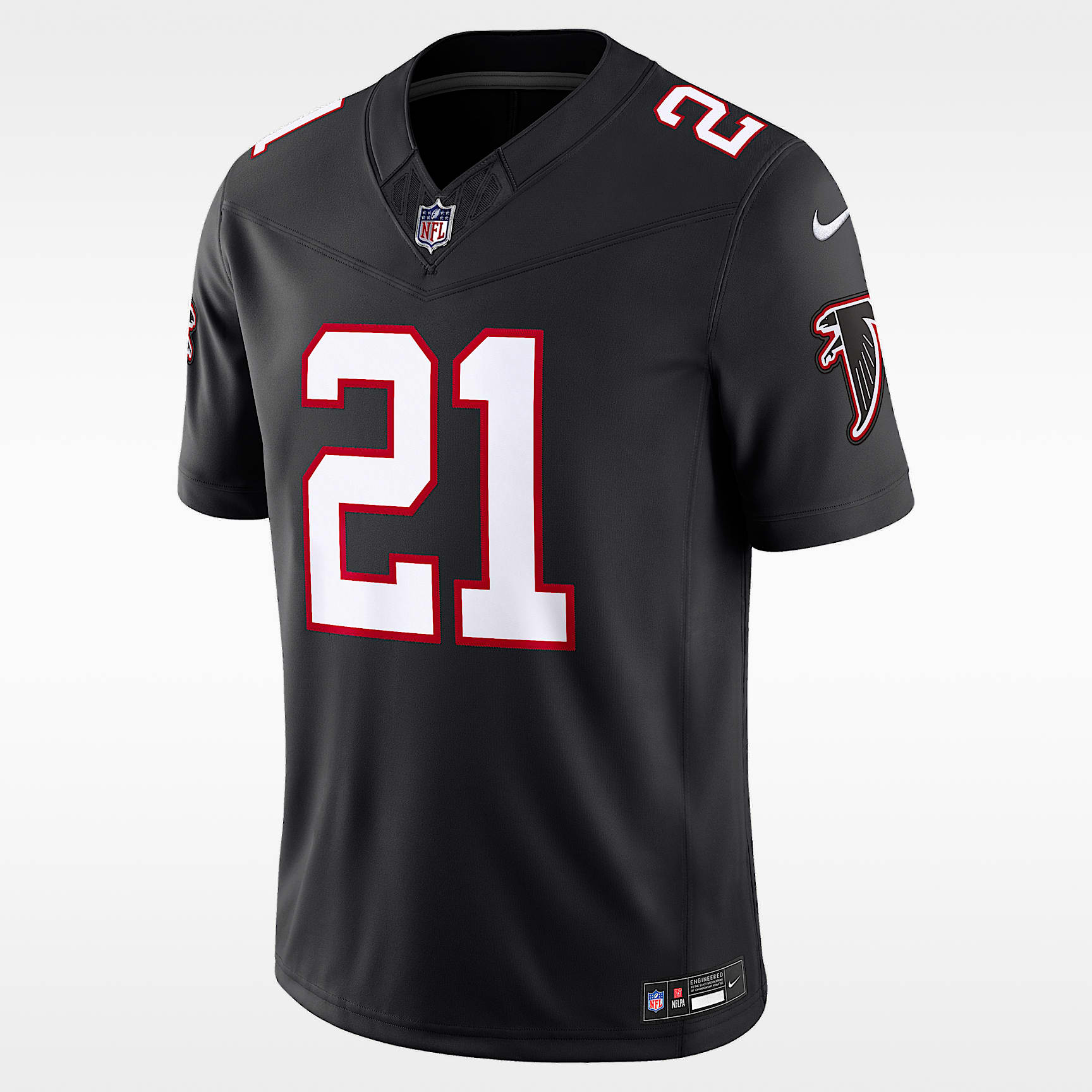 Deion Sanders Atlanta Falcons Retired Men's Nike Dri-FIT NFL Limited Jersey