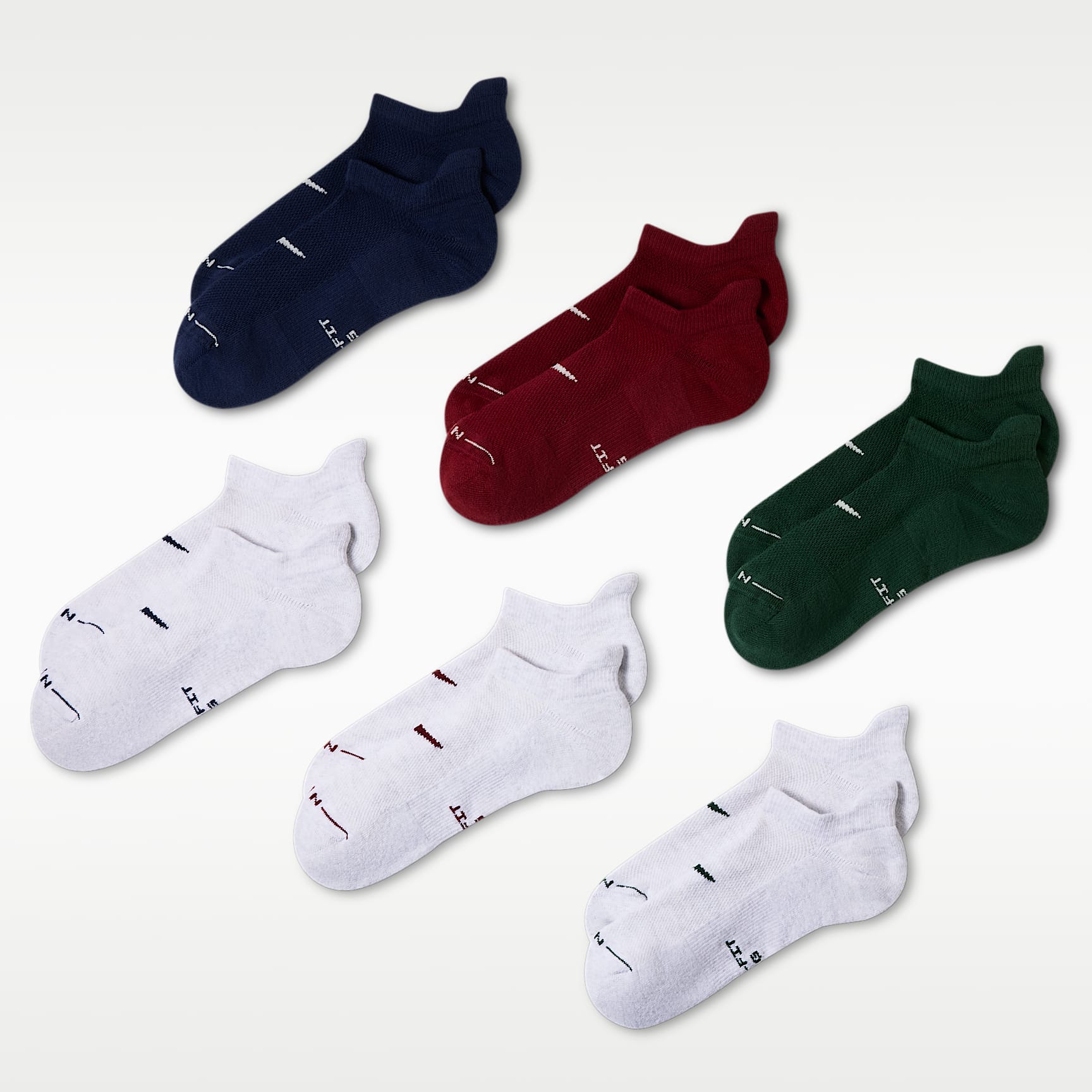 Nike Everyday Elevated No-Show Socks (6 Pairs)
