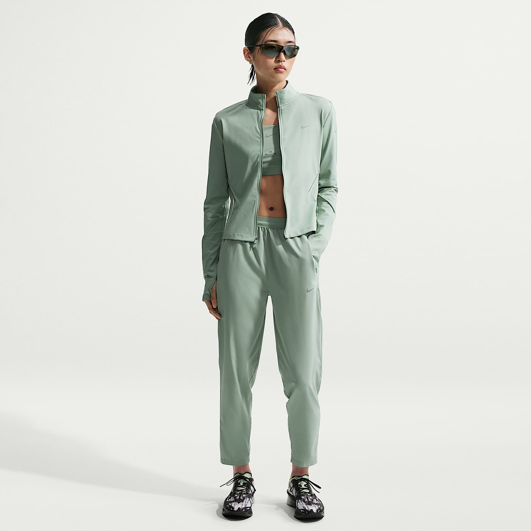 Nike Tempo 女款 Dri-FIT 中腰 7/8 跑步長褲