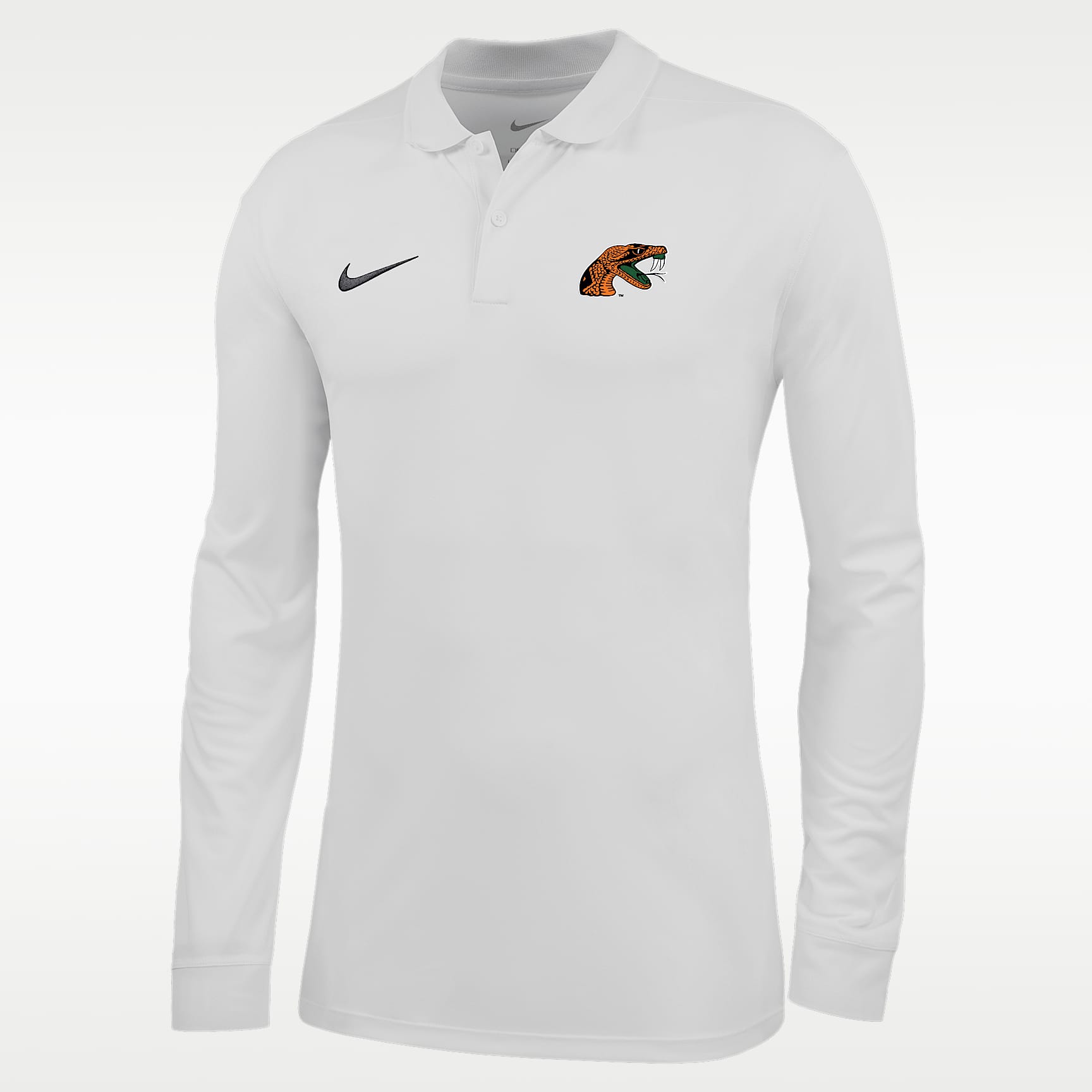 Polo de manga larga Dri-FIT para hombre Nike College (Florida A&M University)