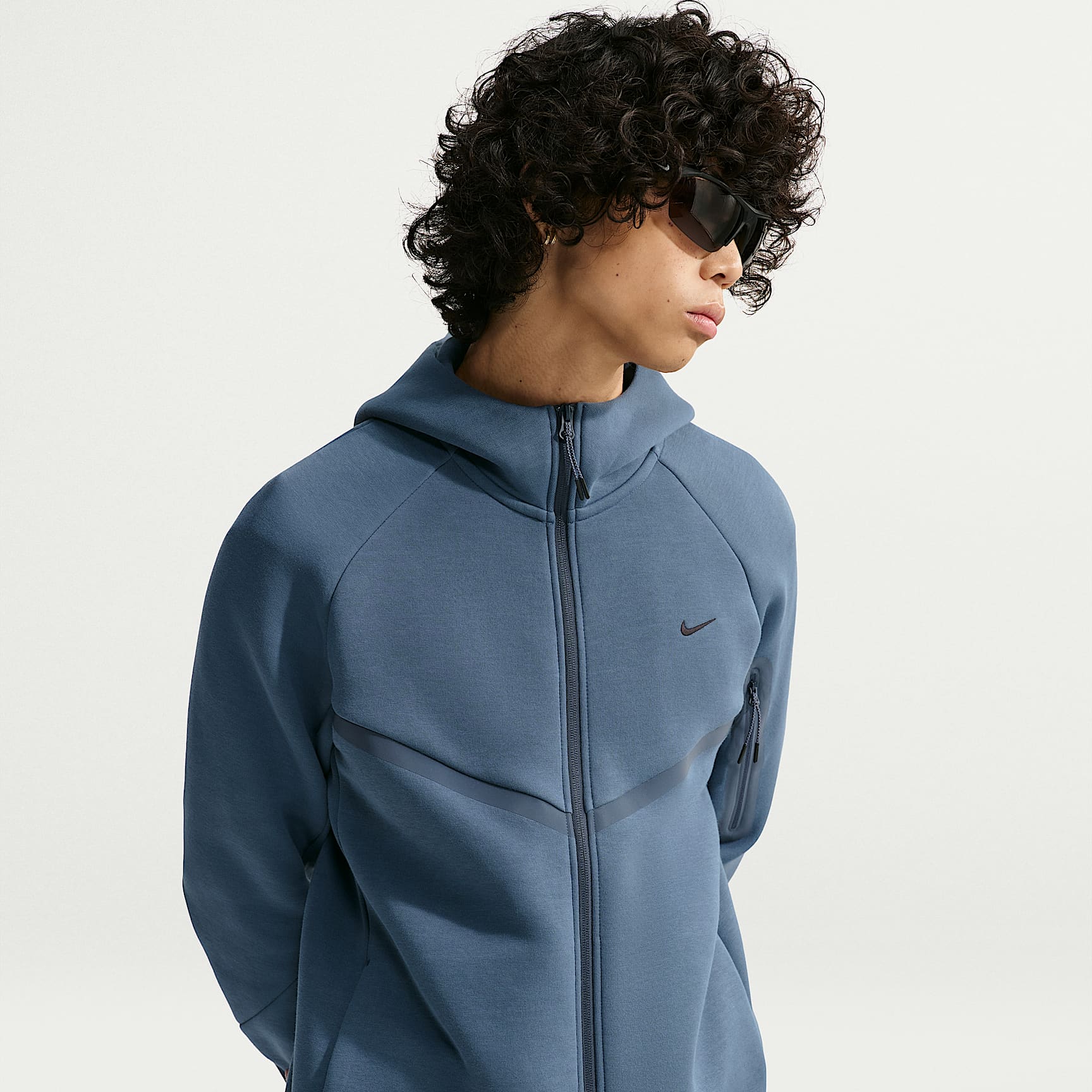 Nike Tech Men's Fleece Full-Zip Windrunner Jacket with Reflective Accents