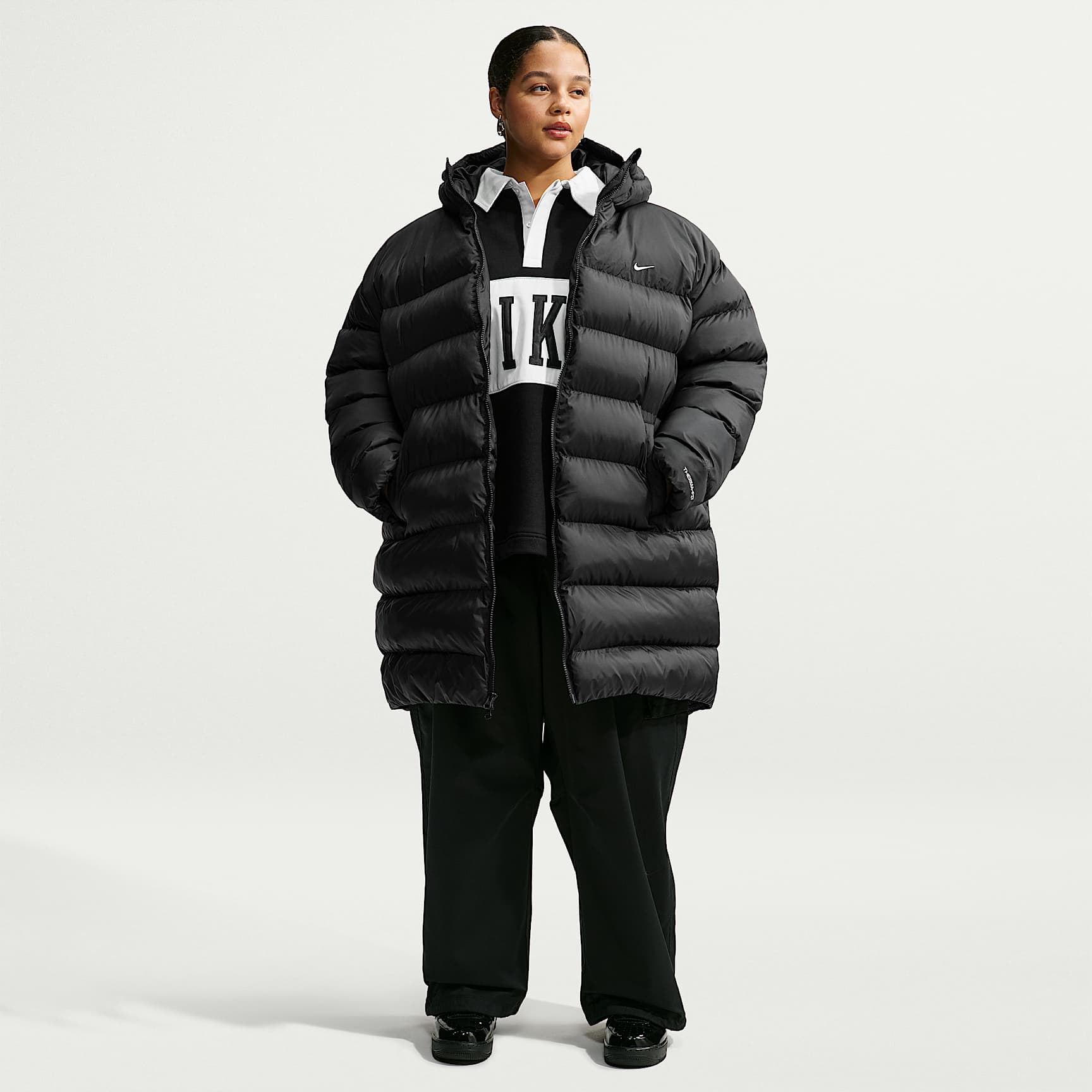 Nike Sportswear Classic Women's Loose Therma-FIT Hooded Parka (Plus Size)