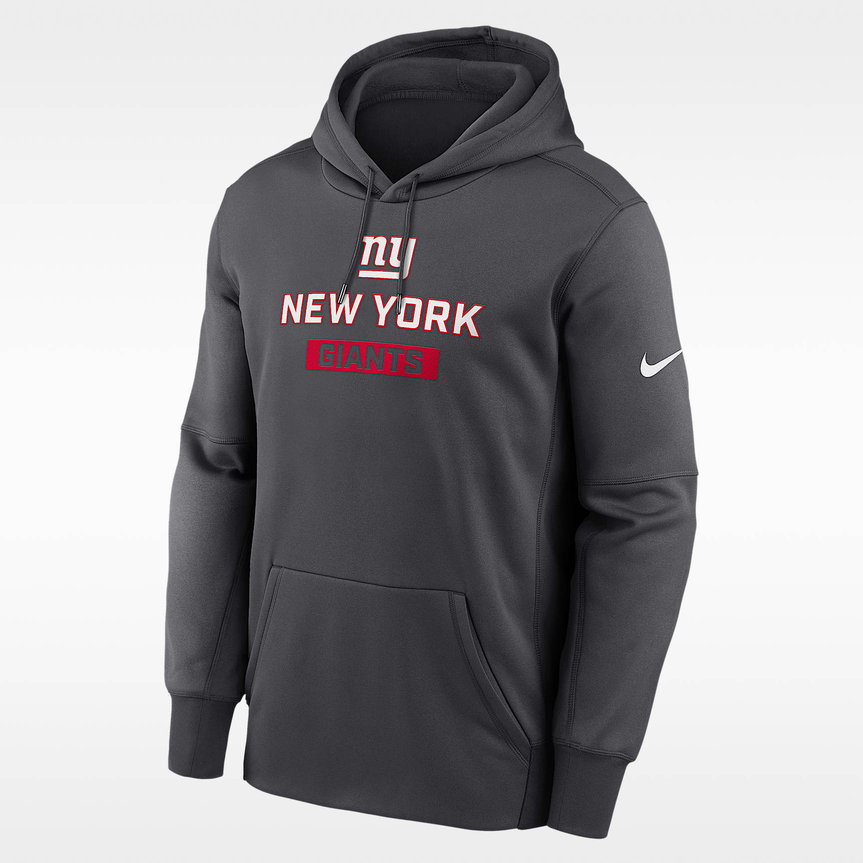 New York Giants Toss Sweep Men’s Nike Therma NFL Pullover Hoodie