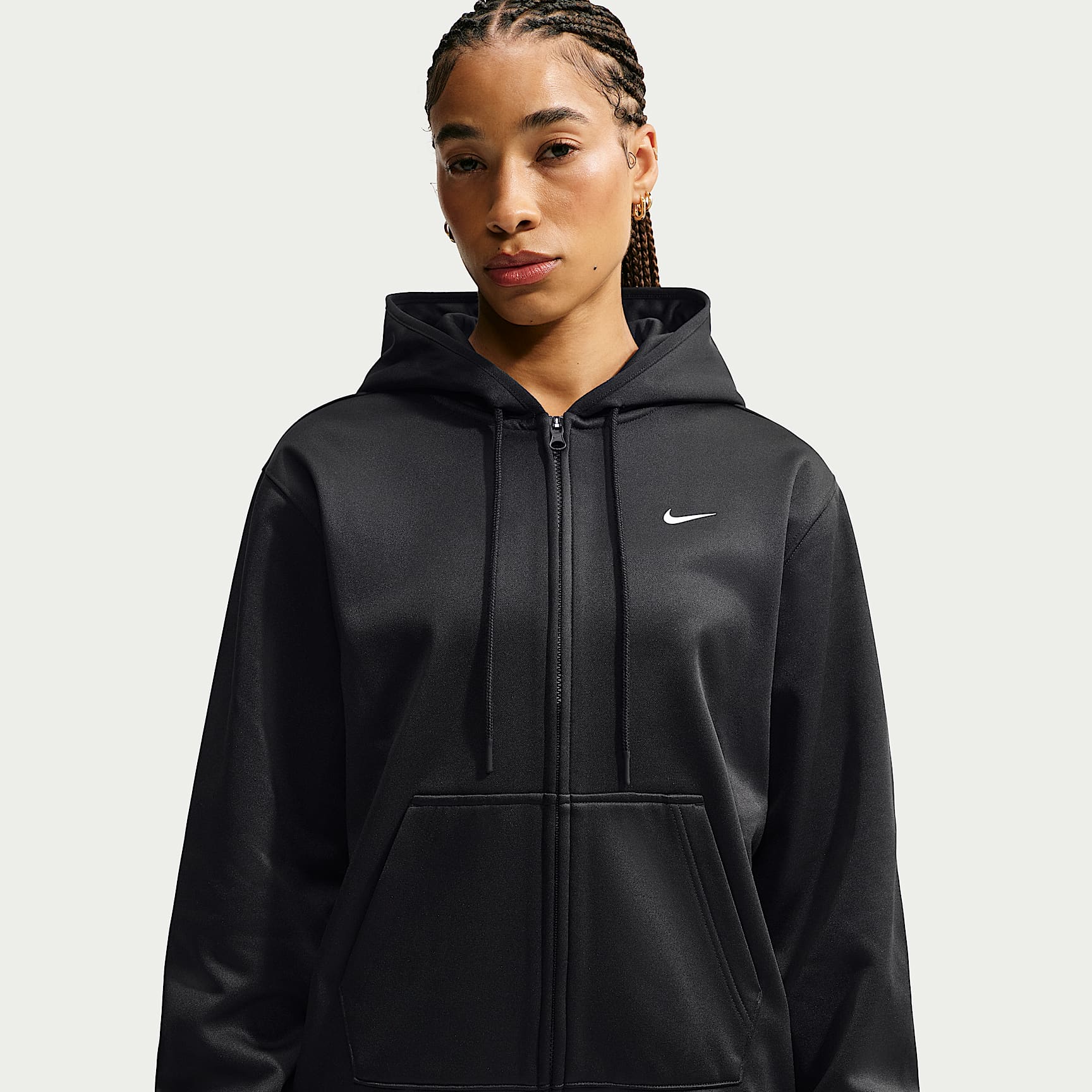 Nike Studio Fleece Sport Women's Therma-FIT Full-Zip Hoodie