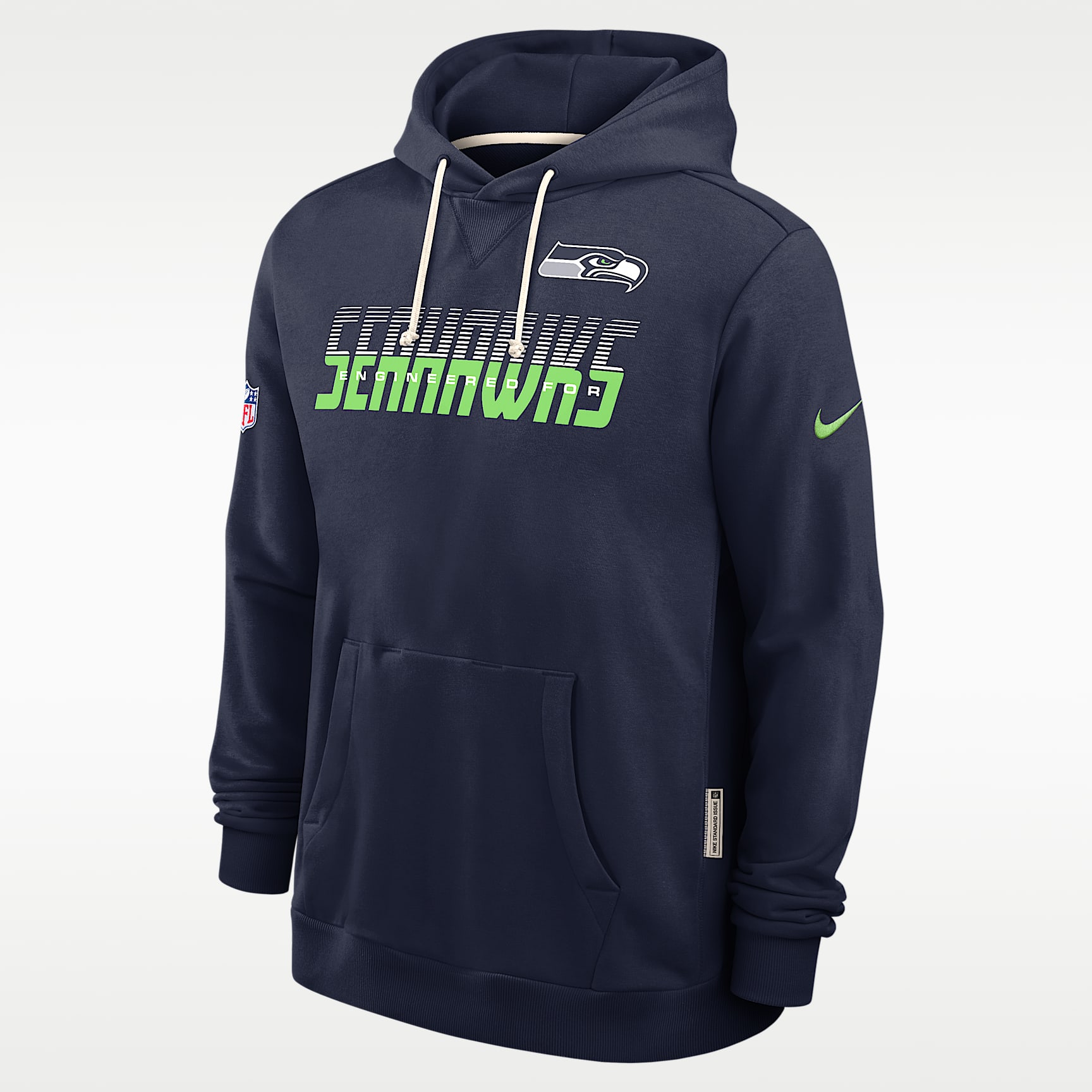 Seattle Seahawks Sideline Standard Issue Men's Nike Dri-FIT NFL Pullover Hoodie