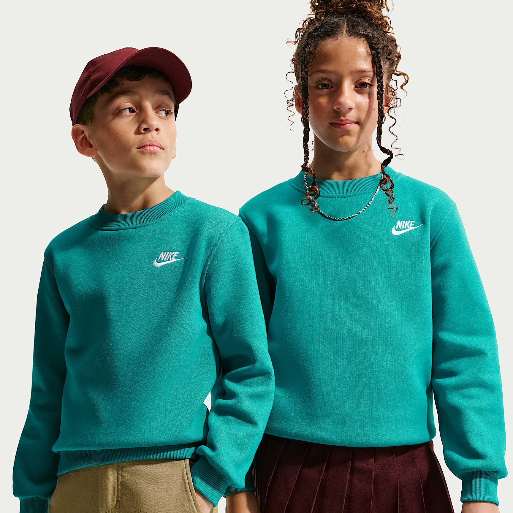 Nike Sportswear Club Fleece Big Kids' Sweatshirt