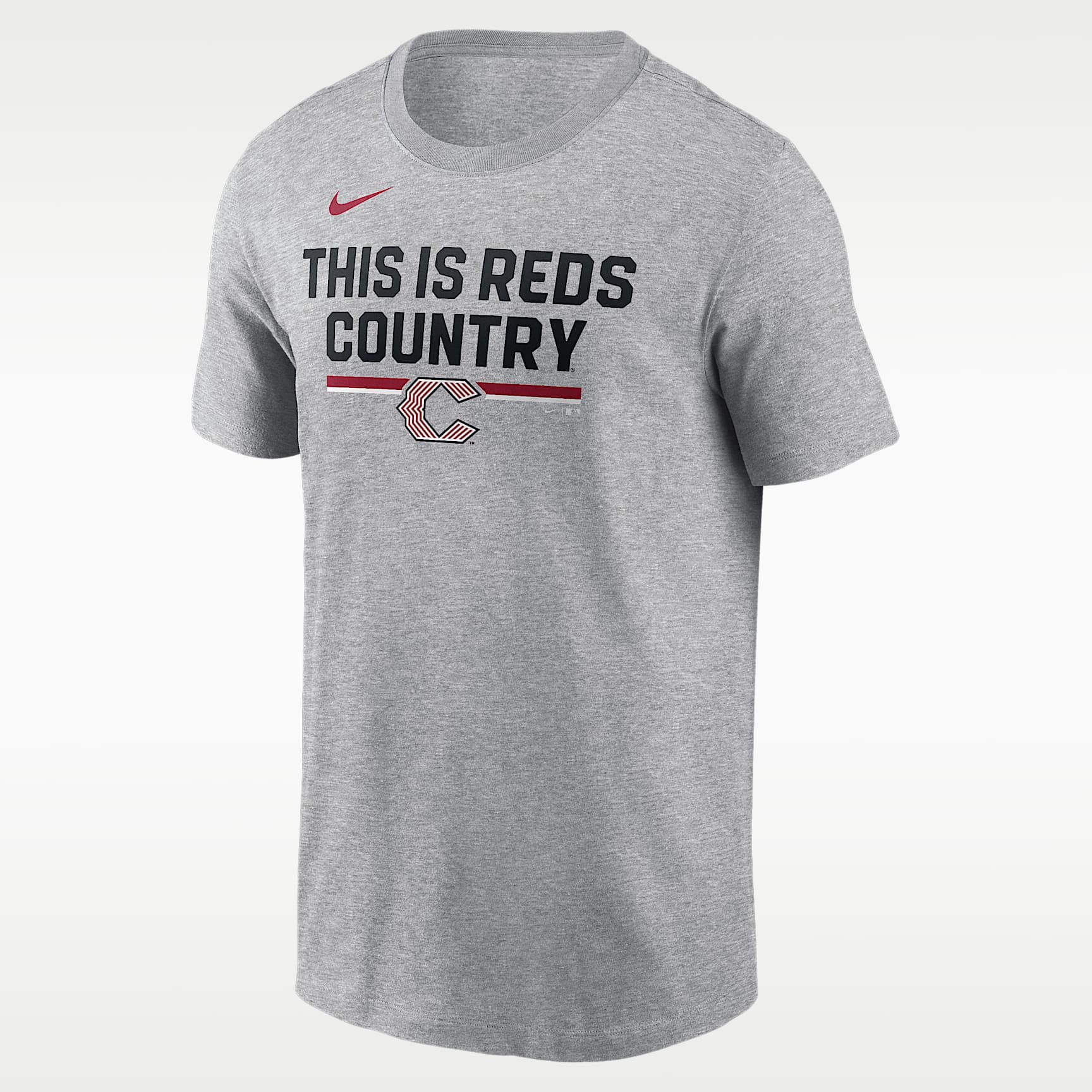 Cincinnati Reds Stacked City Connect Men's Nike MLB T-Shirt