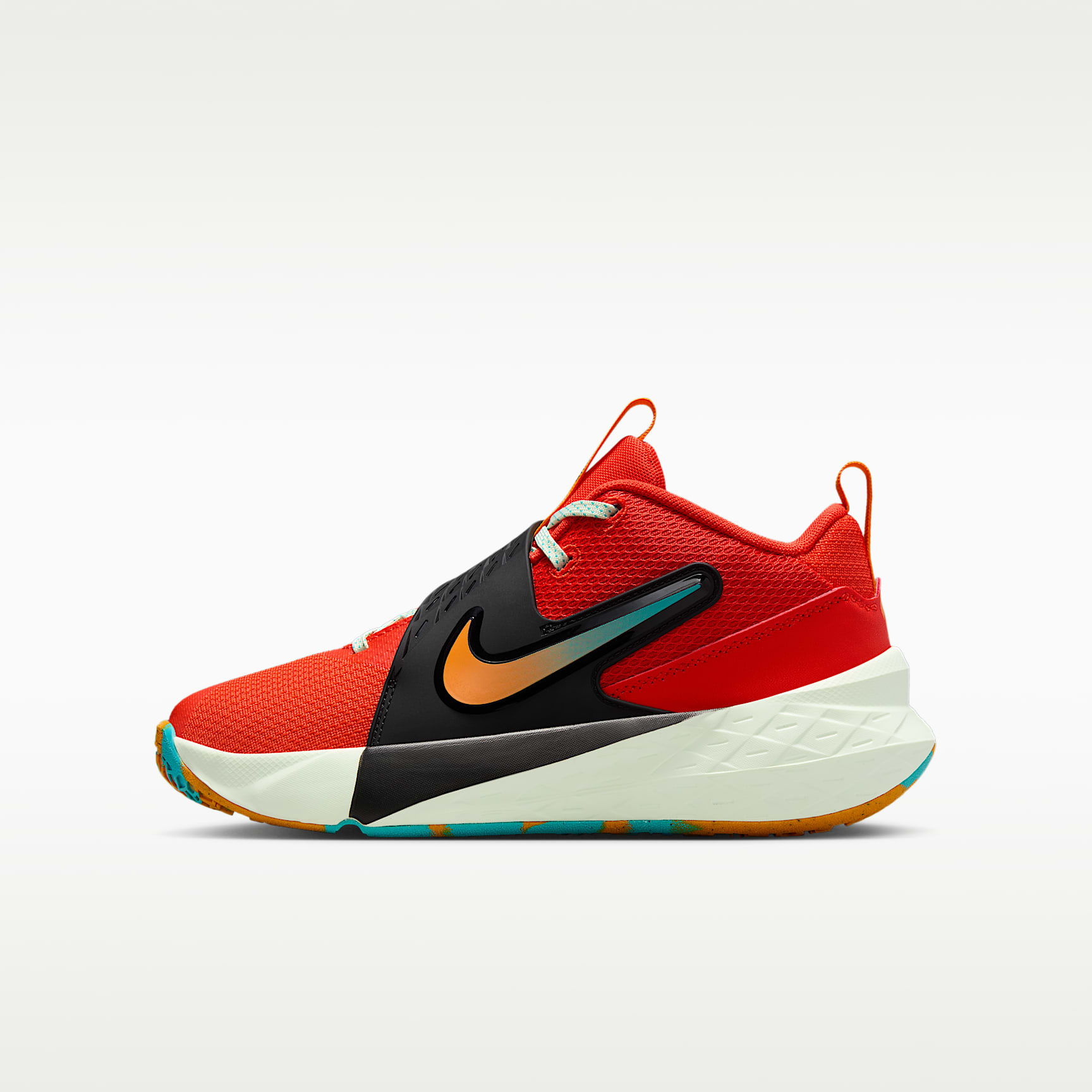 Tenis de básquetbol para niños grandes Nike Team Hustle D 12