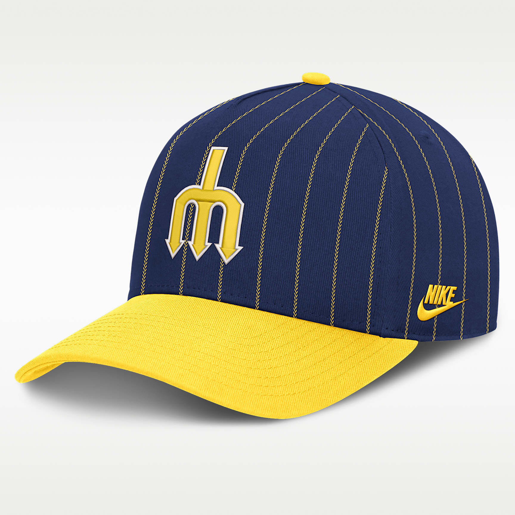 Seattle Mariners Cooperstown Rise Men's Nike MLB A-Frame Adjustable Hat