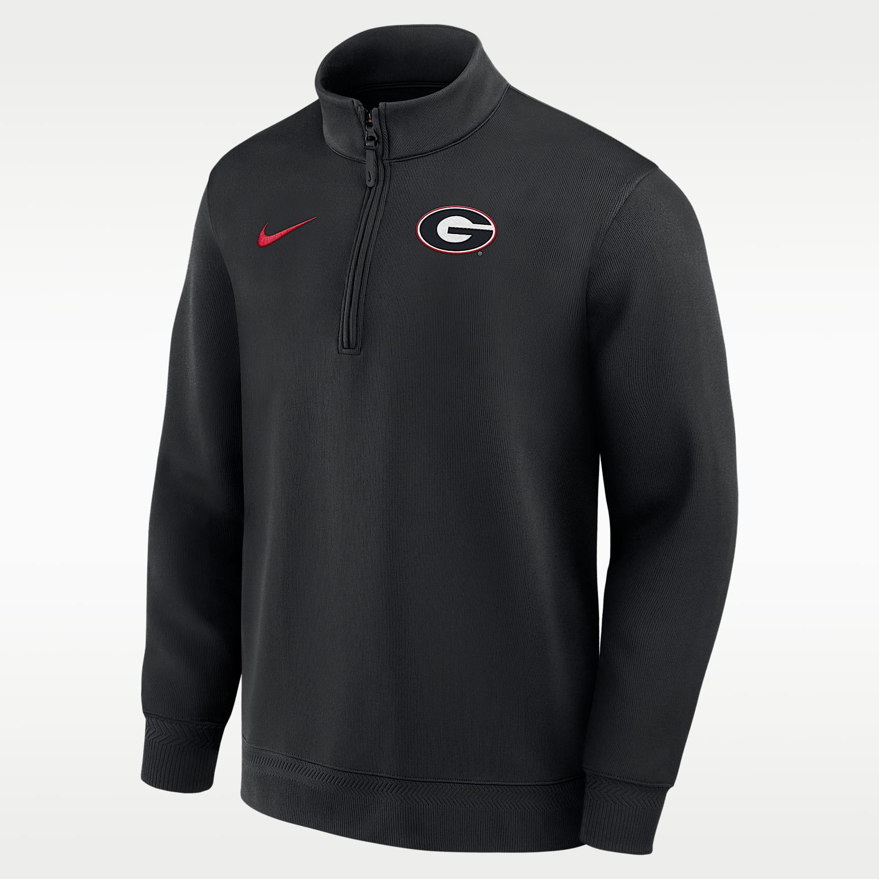 Georgia Coaches Men's Nike Dri-FIT College Long-Sleeve 1/2-Zip Top