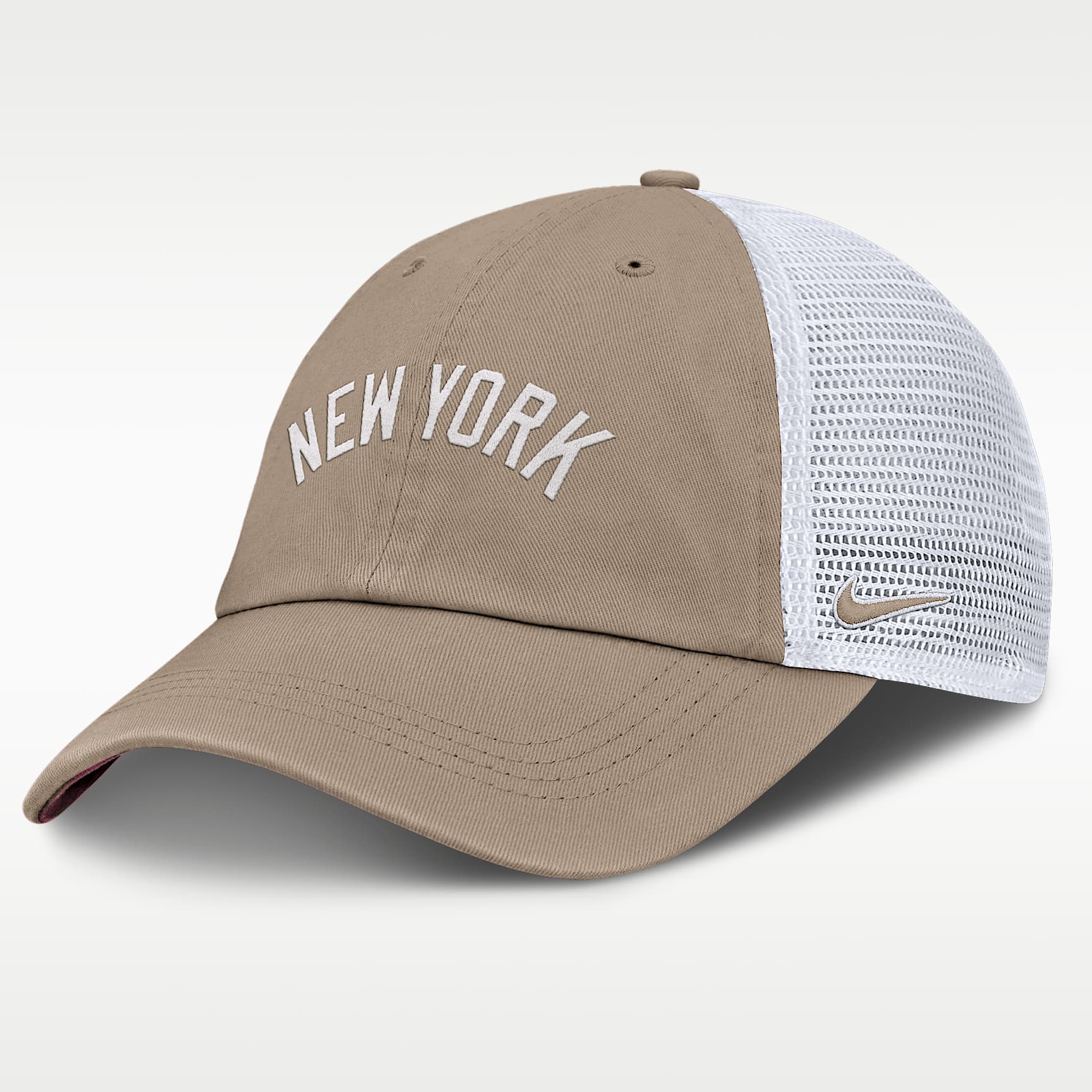 Gorra de rejilla Nike de la MLB ajustable para hombre New York Yankees Club