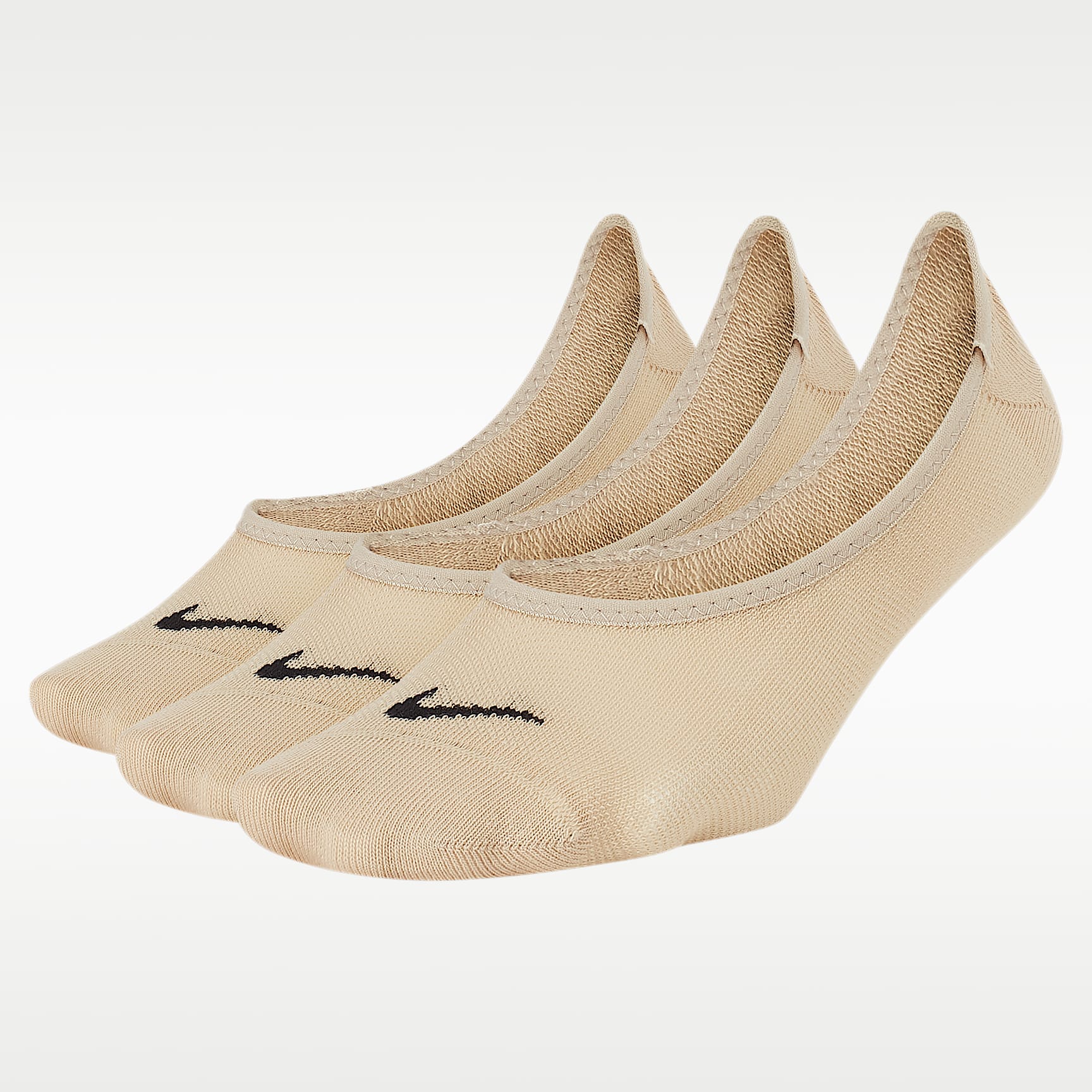 Calcetines invisibles de entrenamiento para mujer Nike Everyday Lightweight (3 pares)