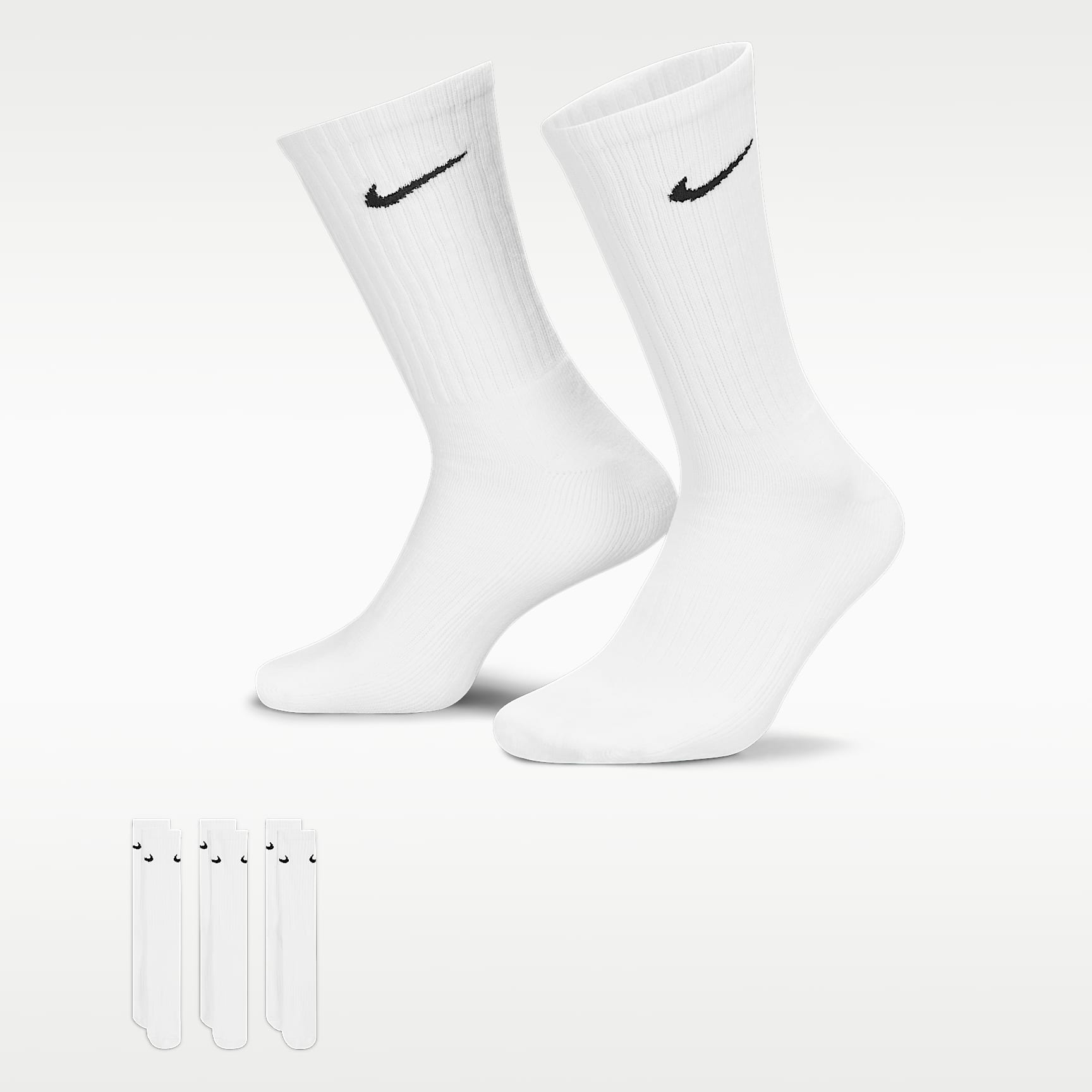 Nike Cushioned Crew trainingssokken (3 paar)