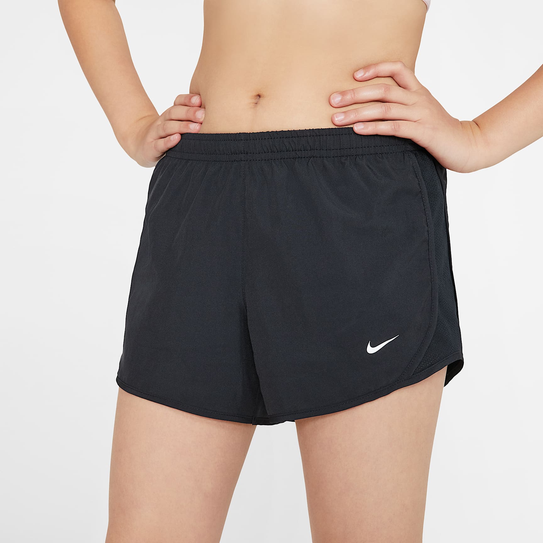 Shorts de correr Dri-FIT para niña talla grande Nike Tempo