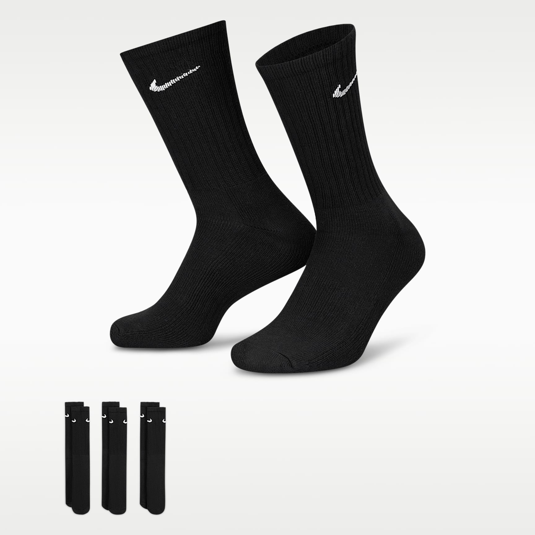 Nike Cushioned Training Crew Socks (3 Pairs)