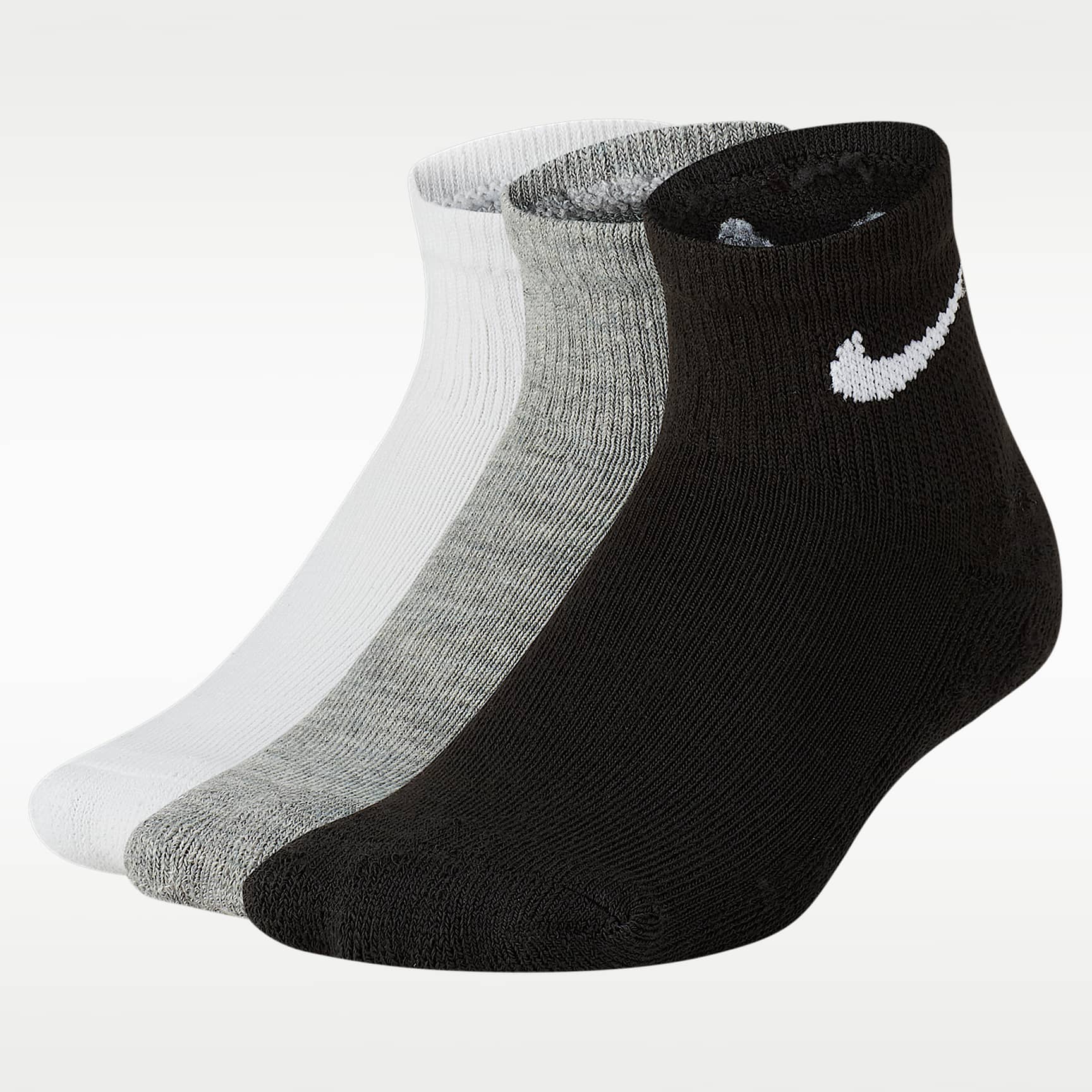 Nike Basics Little Kids' Ankle Socks (3 Pairs)