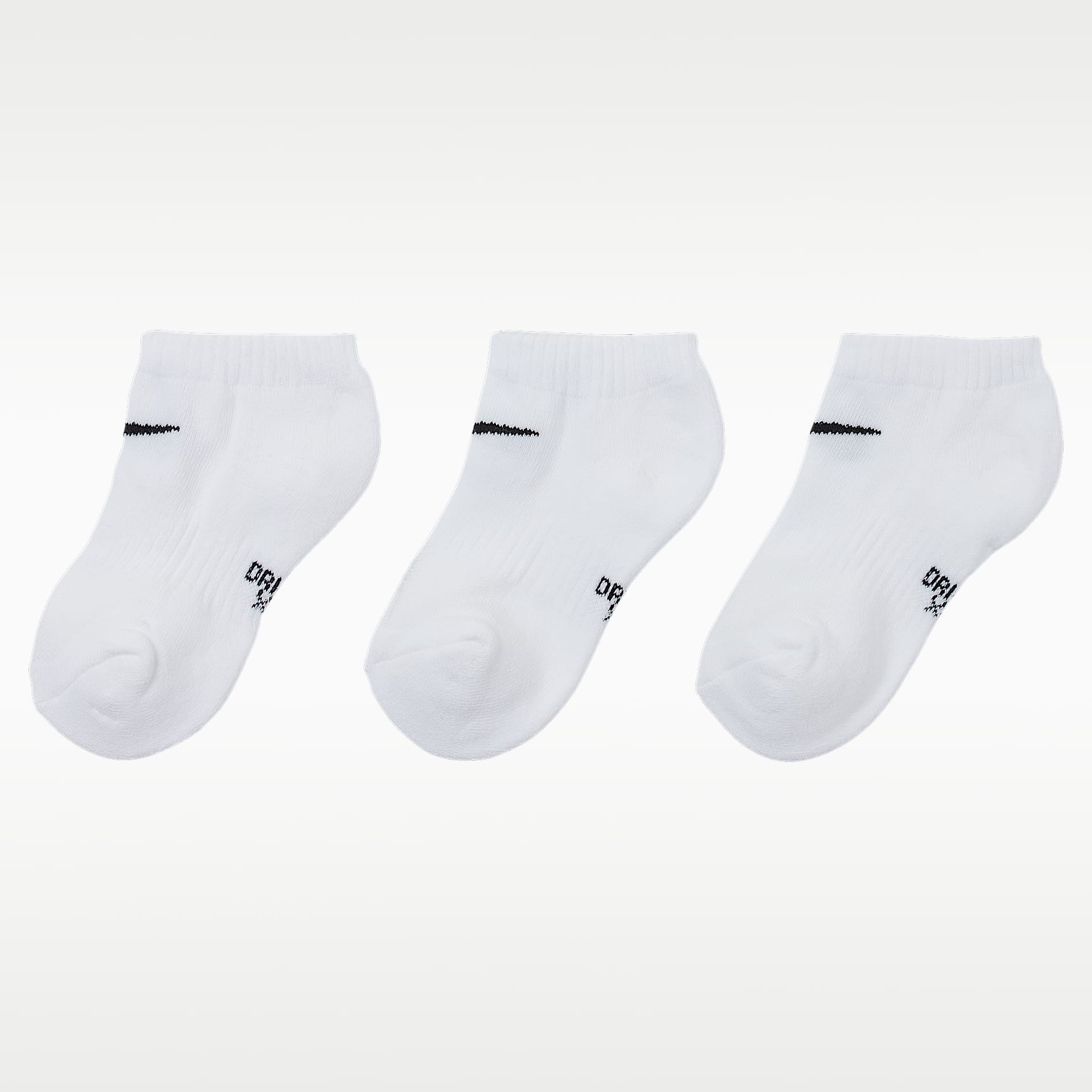 Chaussettes invisibles Nike Dri-FIT Performance pour Jeune enfant (3 paires)