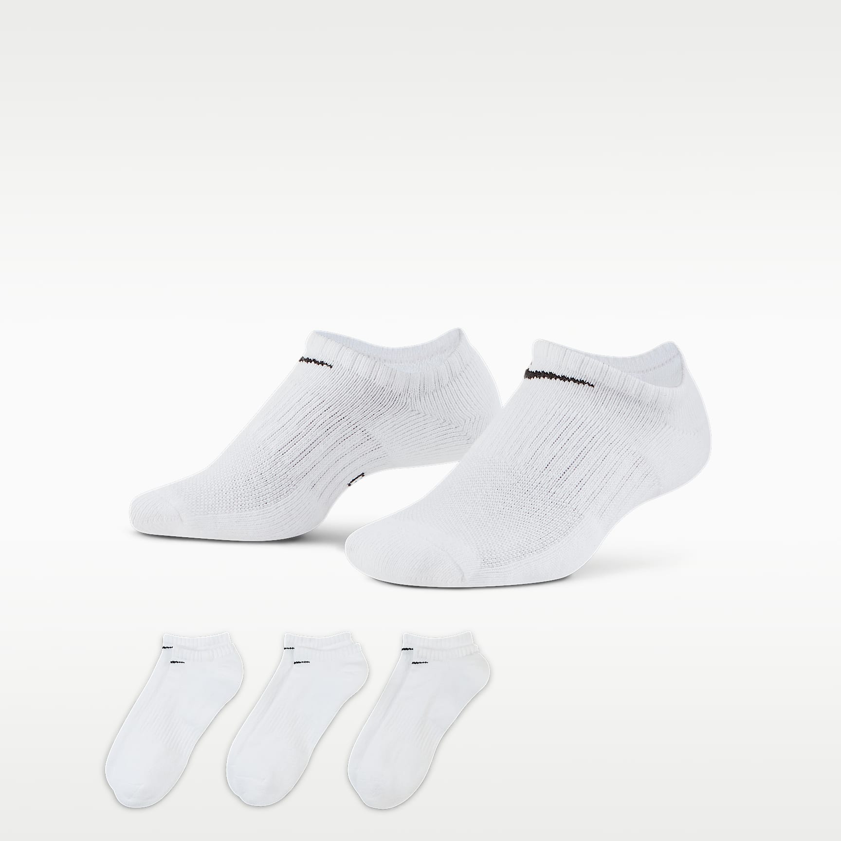 Nike Everyday Cushioned Training No-Show Socks (3 Pairs)