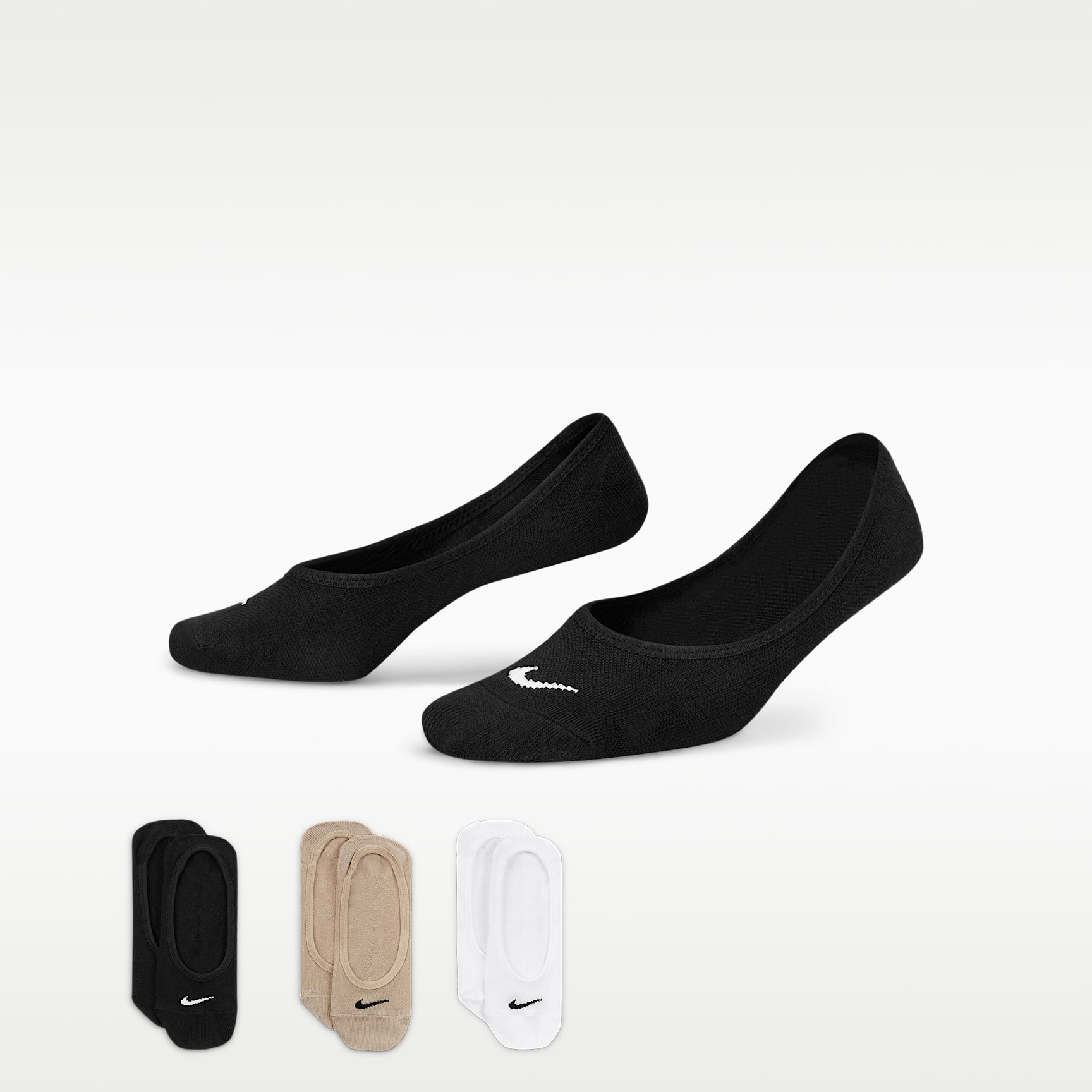 Nike Everyday Lightweight Women's Training Footie Socks (3 Pairs)