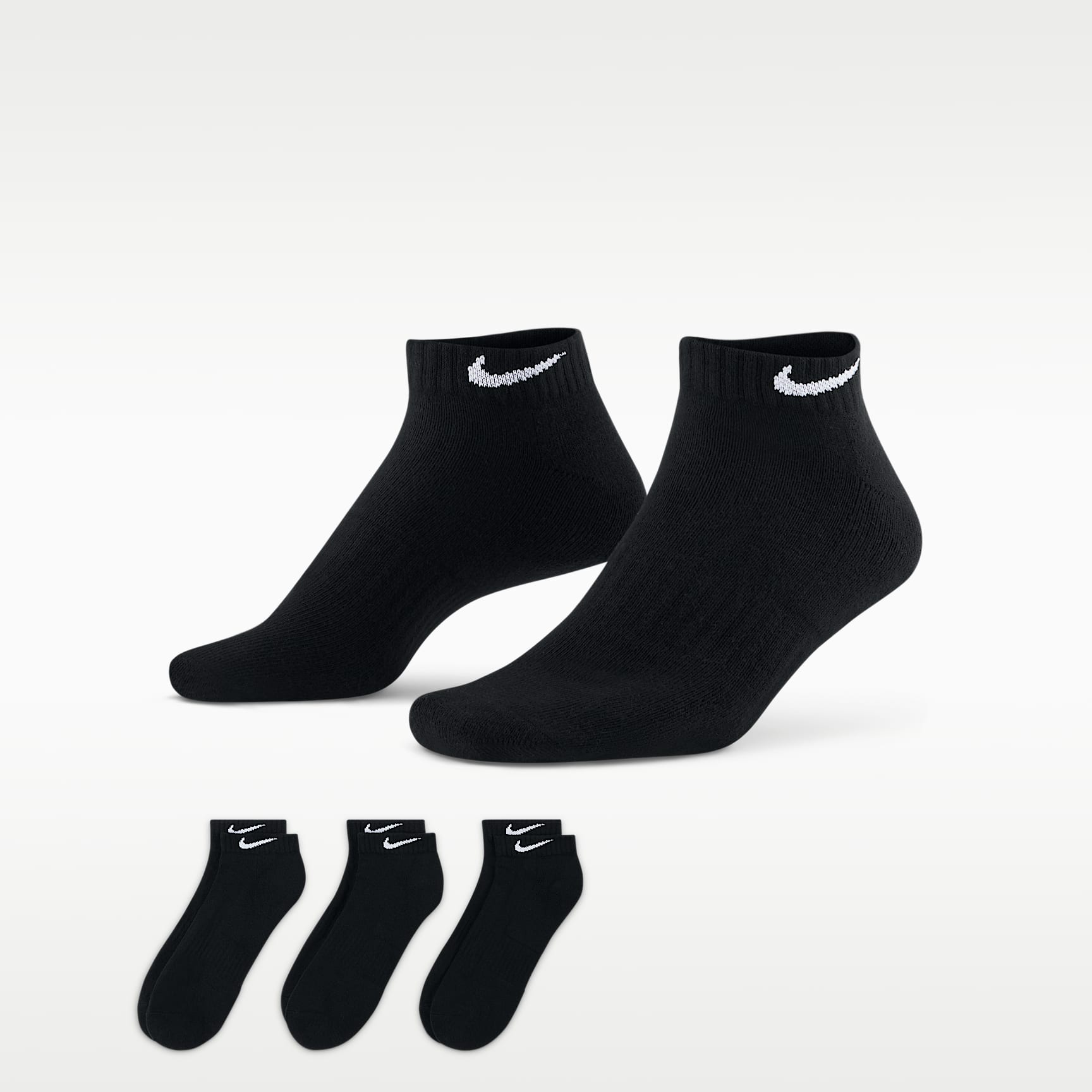 Calcetines de entrenamiento bajos (3 pares) Nike Everyday Cushioned