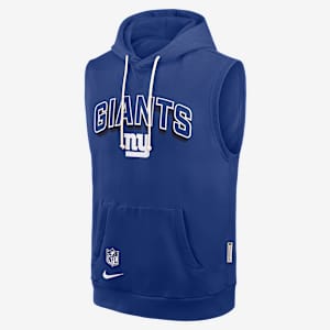 New York Giants Sideline Men's Nike Dri-FIT NFL Sleeveless Pullover Hoodie