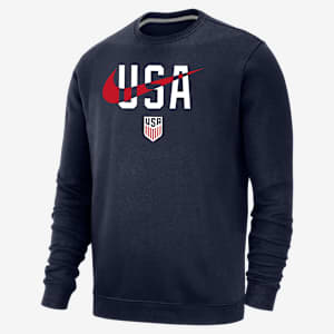 USA Club Fleece Men's Crew-Neck Sweatshirt