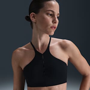 Nike One Keyhole Women's Light-Support Padded High-Neck Sports Bra