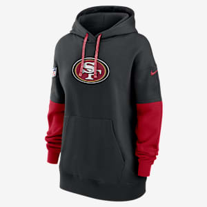 Sudadera con gorro sin cierre Nike de la NFL para mujer San Francisco 49ers Sideline Essential