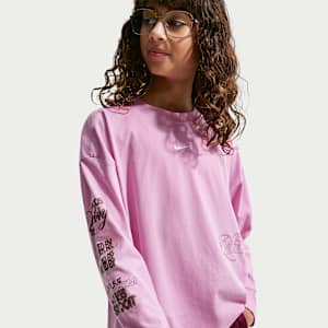 Nike Sportswear extragroßes Langarm-T-Shirt für ältere Kinder (Mädchen)