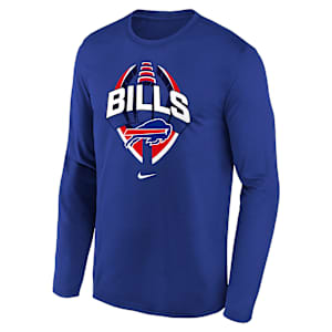Buffalo Bills Legend Icon Big Kids' Nike Dri-FIT NFL Long-Sleeve T-Shirt