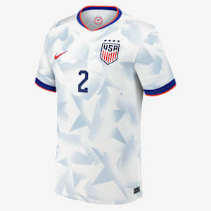 Jersey de futbol Nike Dri-FIT de la selección nacional de futbol femenino de Estados Unidos local 2025 Stadium Trinity Rodman para hombre