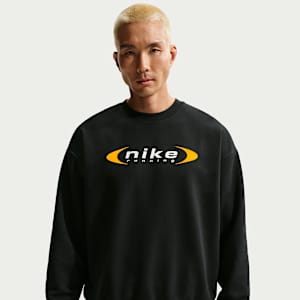 Sudadera de correr de cuello redondo Dri-FIT para hombre Nike Retro