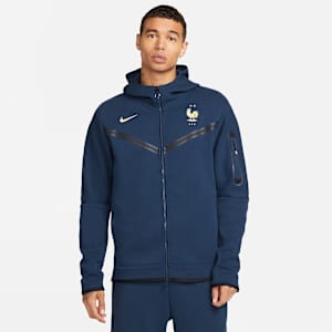 France Men's Nike Full-Zip Tech Fleece Hoodie