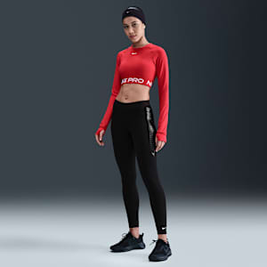 Nike Pro Women's Mid-Rise Full-Length Leggings