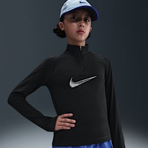 Nike Pro Older Kids' (Girls') Dri-FIT 1/4-Zip Top