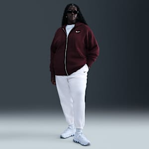 Nike Sportswear Phoenix Fleece Women's High-Waisted Oversized Tracksuit Bottoms (Plus Size)