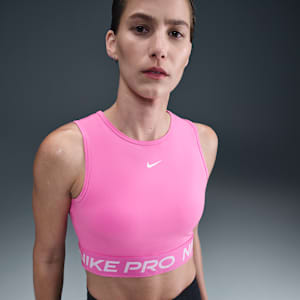 Camiseta de tirantes Dri-FIT cropped para mujer Nike Pro
