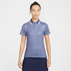 나이키 투어 여성 드라이 핏 반팔 프린트 골프 폴로