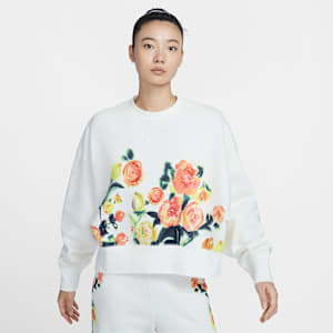 Nike Sportswear Phoenix Fleece Women's Artist Collection Over-Oversized Crew-Neck Sweatshirt