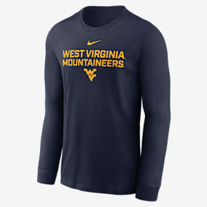 West Virginia Sideline Men's Nike Dri-FIT College Long-Sleeve T-Shirt