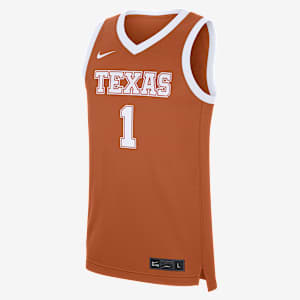 Texas Longhorns Replica Men's Nike College Basketball Jersey