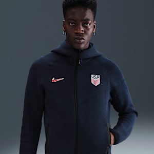 USMNT Tech Windrunner Men's Nike Soccer Fleece Full-Zip Hoodie