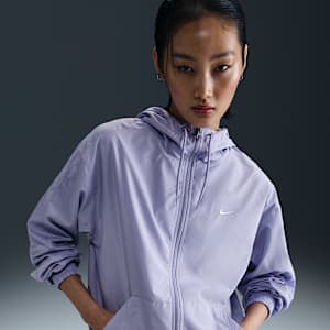 나이키 스포츠웨어 클래식 우븐 여성 루즈 UV 프로텍션 후드 재킷