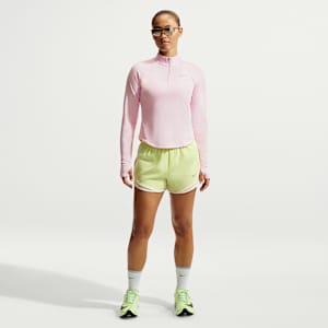 Shorts de correr Dri-FIT de tiro medio con forro de ropa interior para mujer Nike Tempo