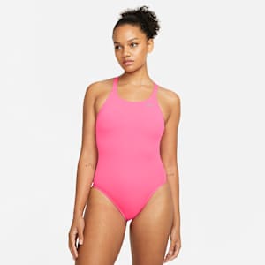 Traje de baño Fastback de 1 pieza para mujer Nike Poly Solid