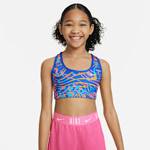 Nike Swoosh Older Kids' (Girls') Reversible Sports Bra